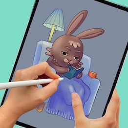 Learn Procreate on our iPad in Create Art Studio's Digital Illustration class in our Toronto studio