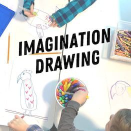 Create Art Studio Imagination Drawing Class for kids