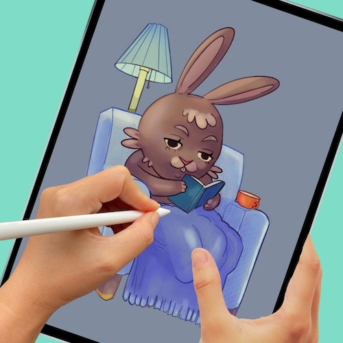 Kids, Tweens and Teens love to Learn Procreate on their iPad in Create Art Studio's Digital Art classes in our Toronto studio and online