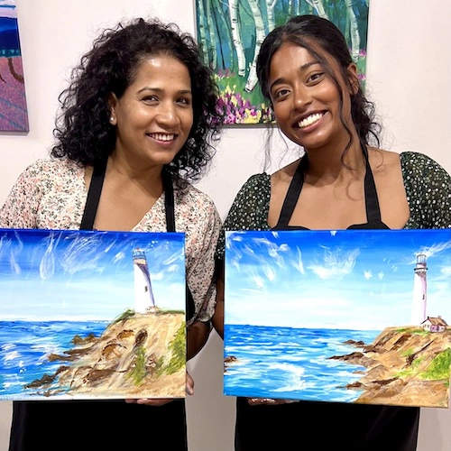 Join our acrylic painting workshops and classes to learn how to create beautiful paintings in our Create Art Studio's Toronto location and online