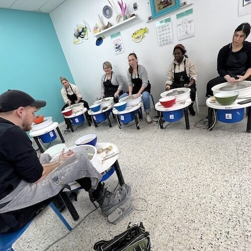 Create Art Studio Clay Pottery classes and workshops for Adults in Toronto