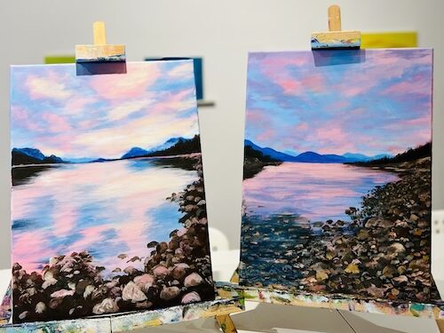 Join our acrylic painting workshops and classes to learn how to create beautiful paintings in our Create Art Studio's Toronto location and online