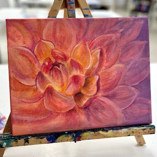 Sign up now for new painting classes and workshops at Create Art Studio in Toronto and online