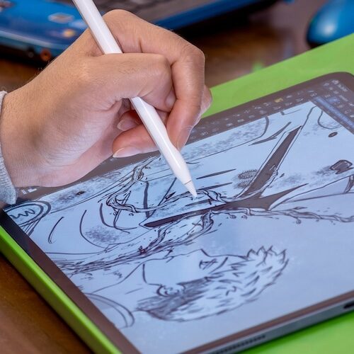 Kids, Tweens and Teens love to Learn Procreate on their iPad in Create Art Studio's Digital Art classes in our Toronto studio and online