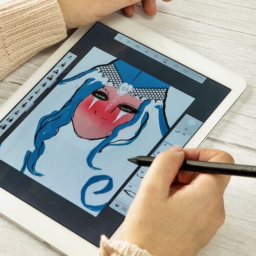 Kids, Tweens and Teens love to Learn Procreate on their iPad in Create Art Studio's Digital Art classes in our Toronto studio and online