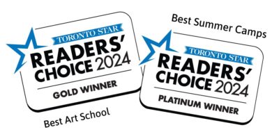 We won Best Art School and Best Summer Camp in the 2023 Toronto Star Reader's Choice Awards!