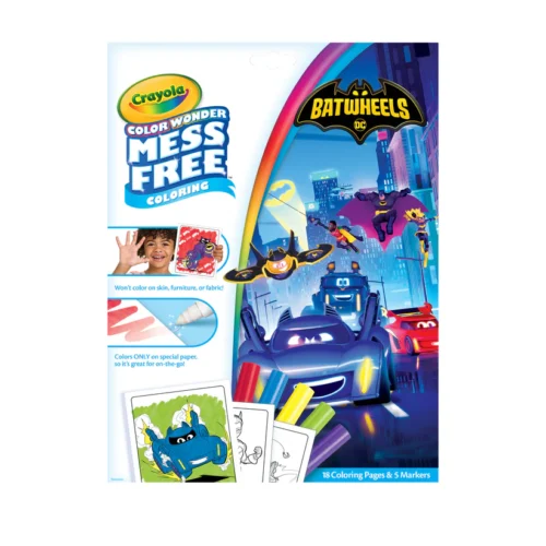 Crayola Color Wonder Batwheels Colouring Set