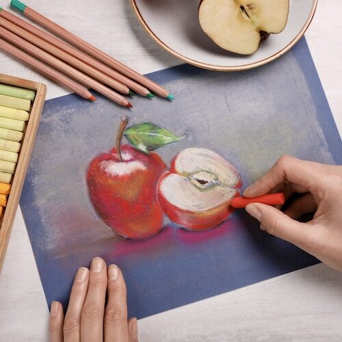 Chalk Pastel Fruit