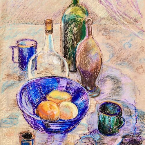 Oil Pastel Still Life