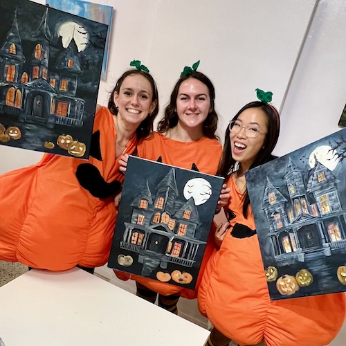 Halloween Wine & Paint Night
