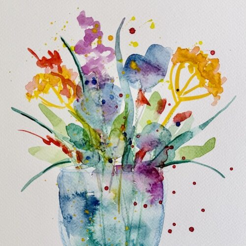 Mother's Day Wine & Watercolour