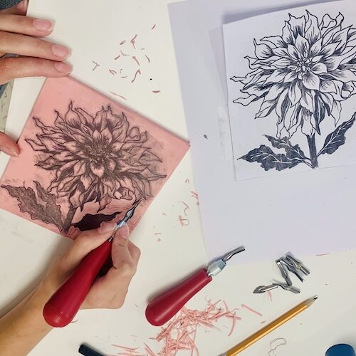 Learn essential linocut techniques