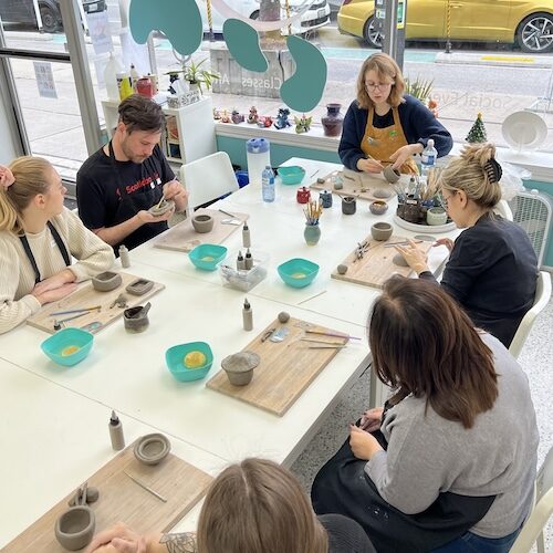 Reward your team and clients with Create Art Studio's Team Building Corporate and holiday events