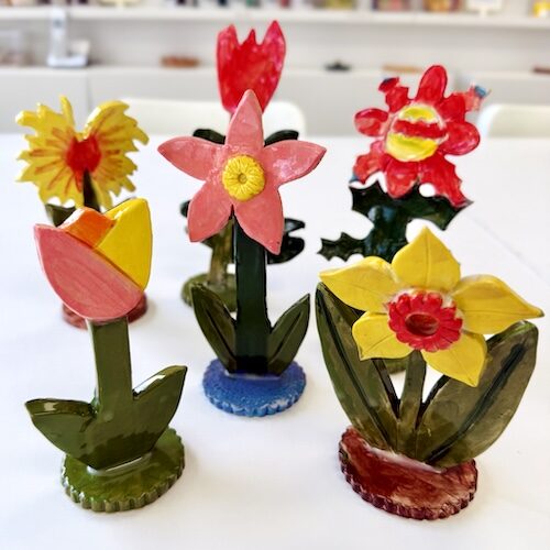 Families can enjoy making flowers that last forever in our fun summer clay workshop