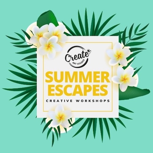 Enjoy painting, pottery, drawing, sewing and more in Create Art Studio's Summer Escapes creative workshops with family, friends in our Toronto studio