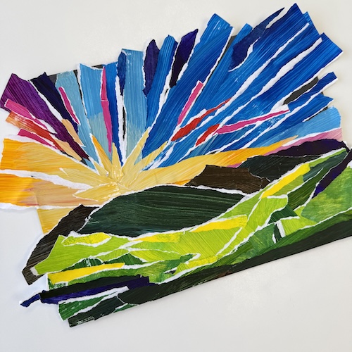 Enjoy learning how to creative collage art of landscapes, flowers, people and more in our classes for adults in Create Art Studio's welcoming Toronto location